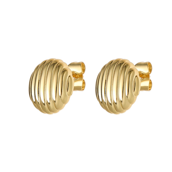 Burren jewellery 18k gold plated Better on Saturn earrings