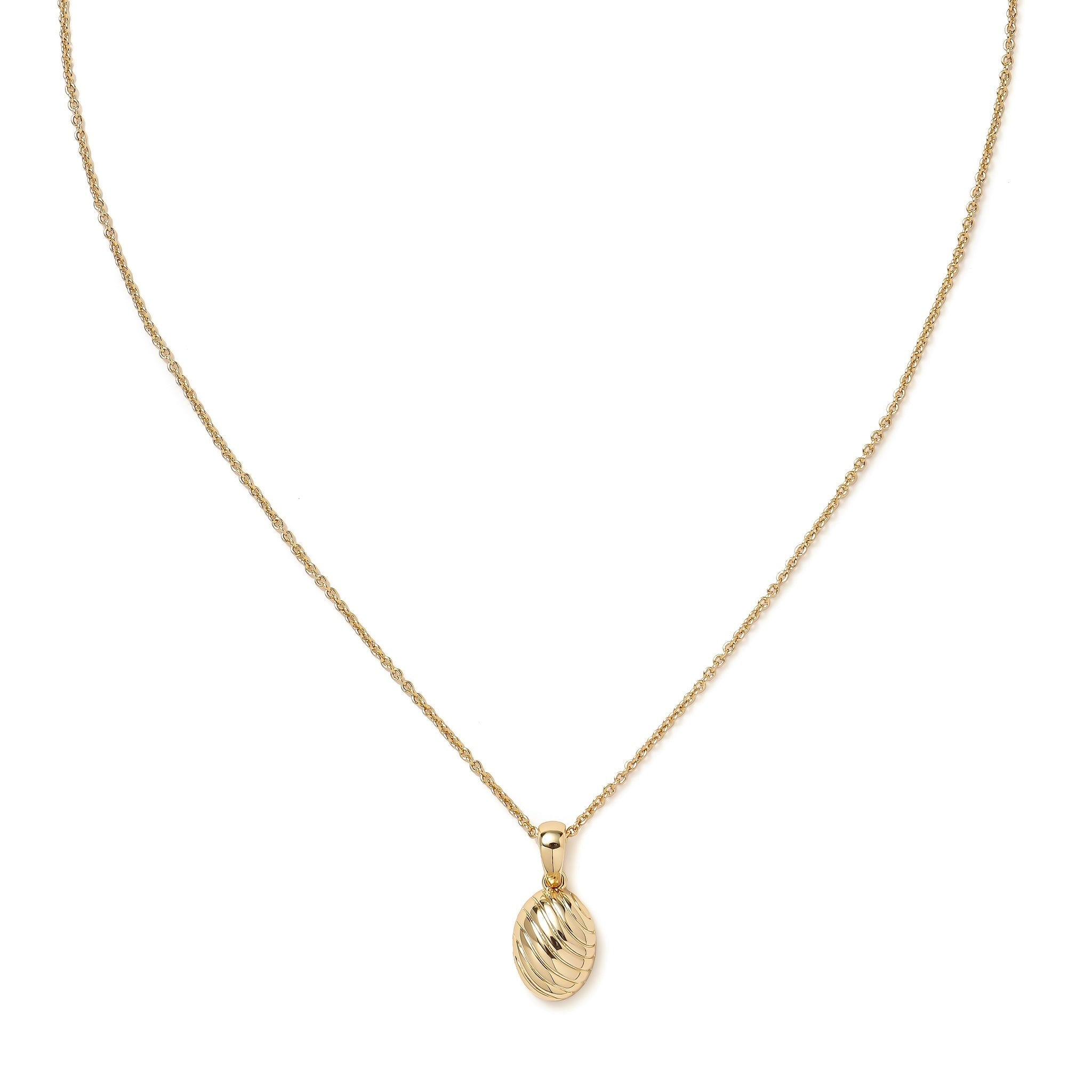 Burren jewellery 18k gold plated Better on Saturn pendant