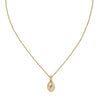 Burren jewellery 18k gold plated Better on Saturn pendant