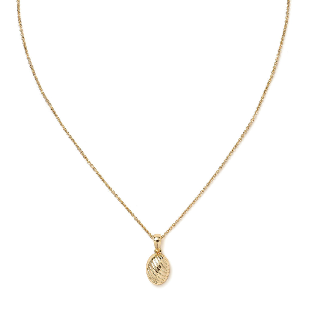 Burren jewellery 18k gold plated Better on Saturn pendant