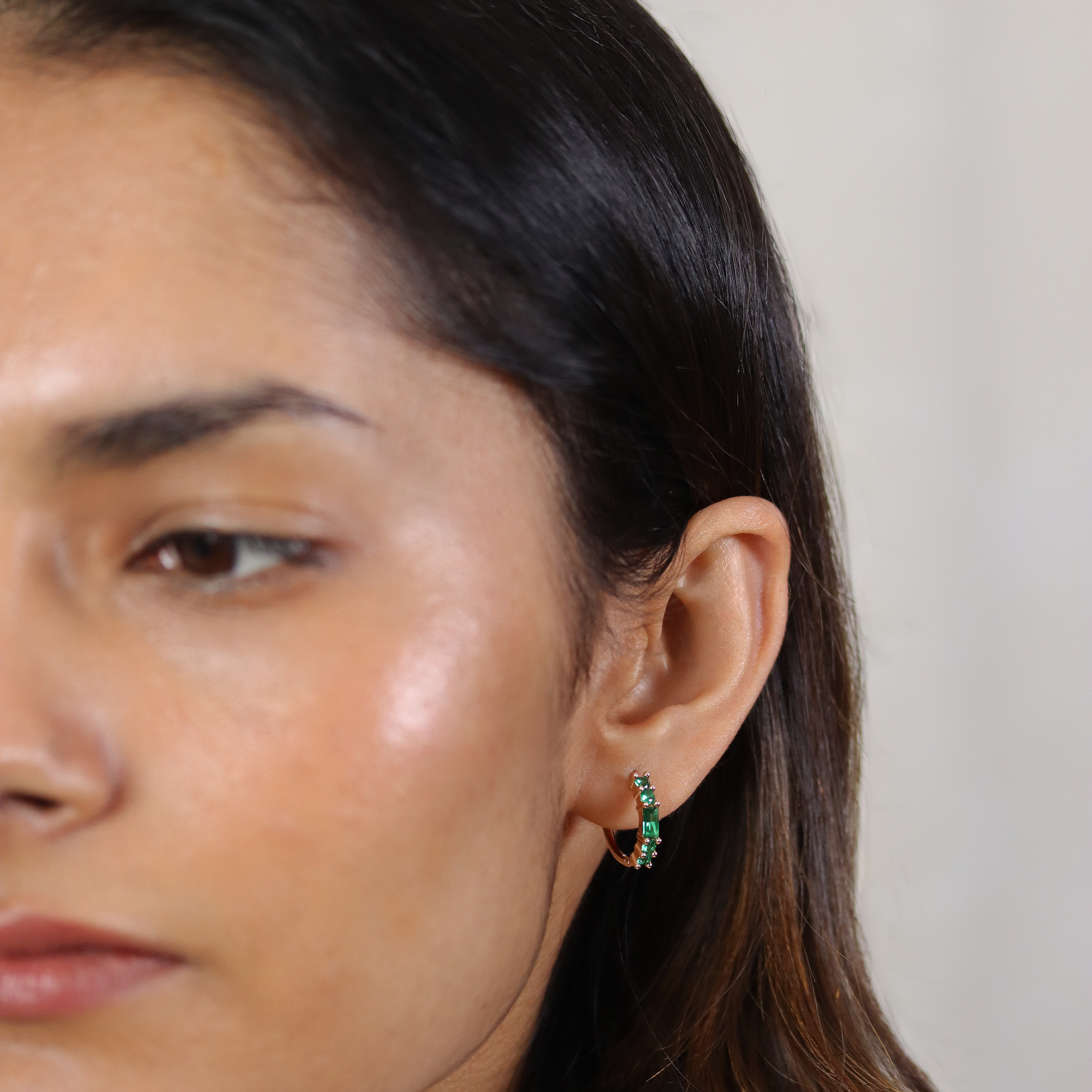 Burren jewellery 18k gold plated Chandelier earrings em front