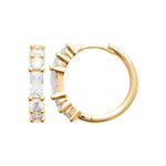 Burren jewellery 18k gold plated Chandelier earrings side