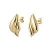 Burren jewellery 18k gold plated Chic Emotion statement wave earrings trending