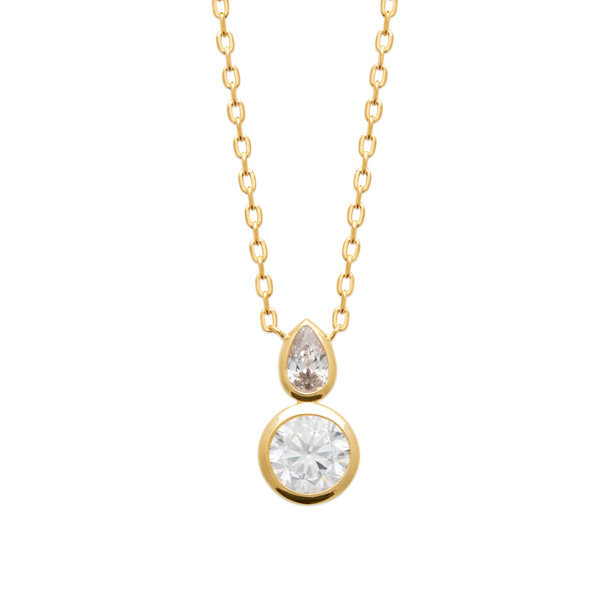 Burren jewellery 18k gold plated Jack knife fashion classical necklace