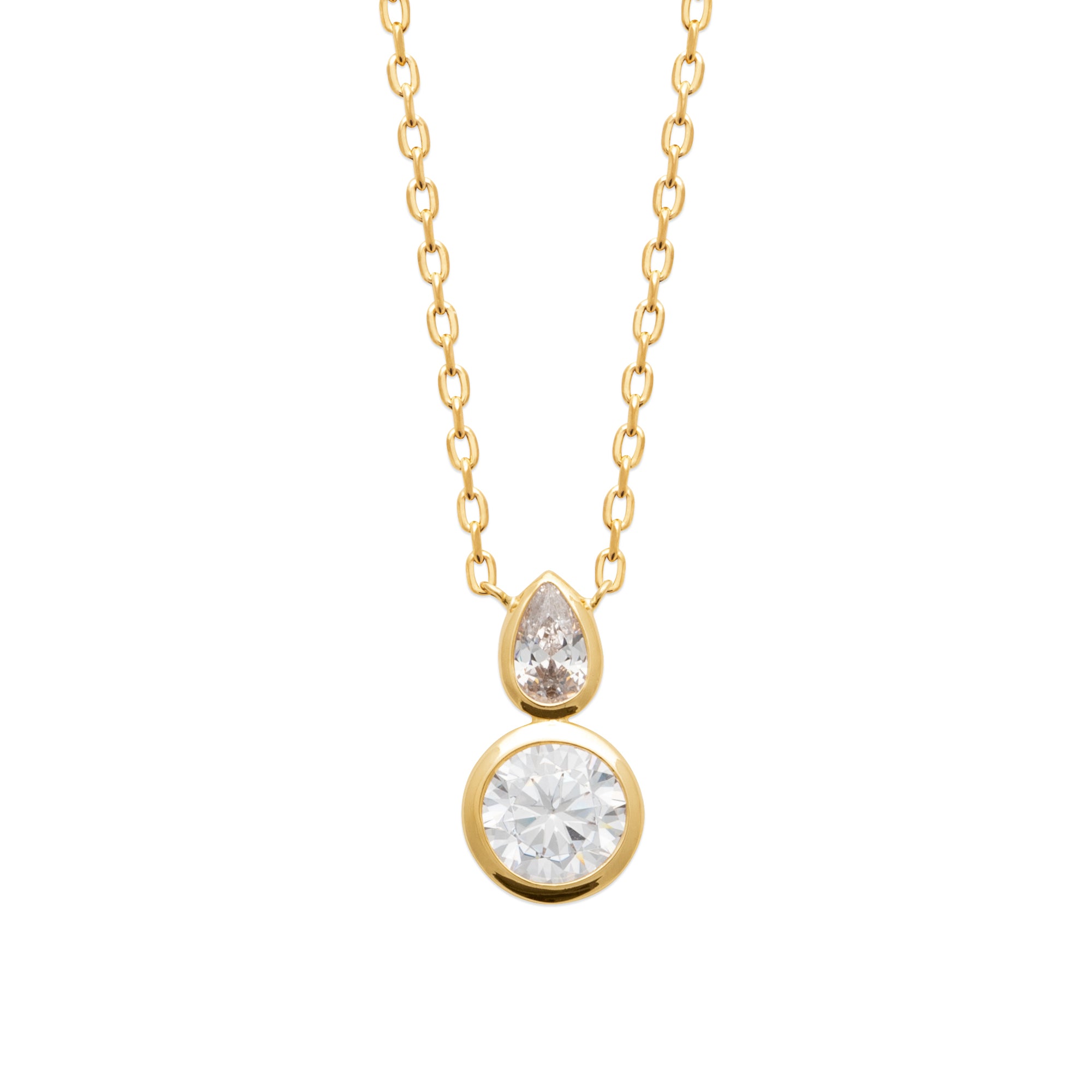 Burren jewellery 18k gold plated Jack knife fashion classical necklace
