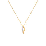 Burren jewellery 18k gold plated Lady Nada classical pendant necklace chain