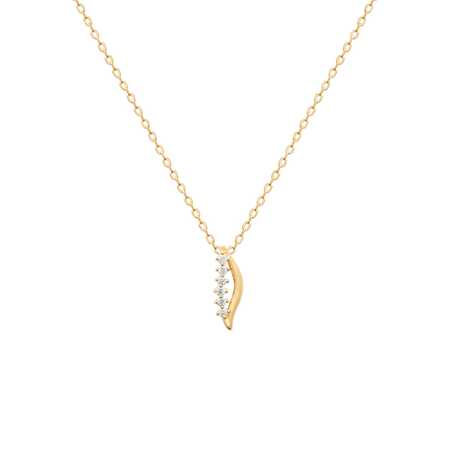 Burren jewellery 18k gold plated Lady Nada classical pendant necklace chain