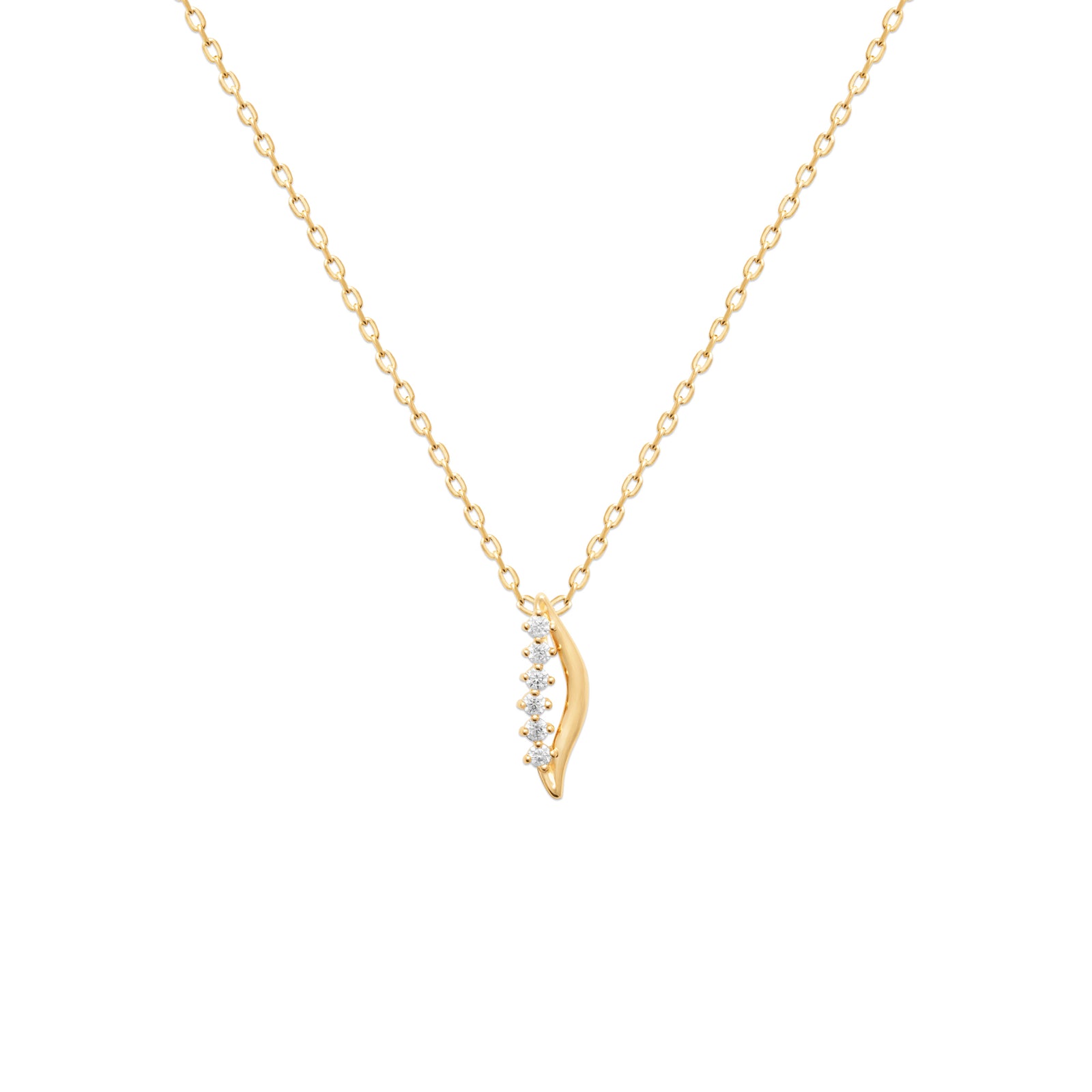 Burren jewellery 18k gold plated Lady Nada classical pendant necklace chain