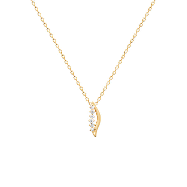 Burren jewellery 18k gold plated Lady Nada classical pendant necklace chain