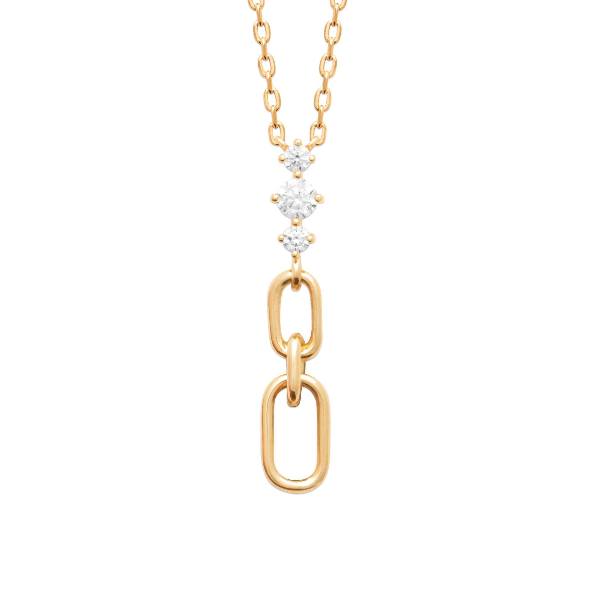 Burren jewellery 18k gold plated Love Letters necklace