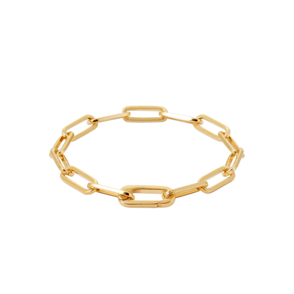 Burren jewellery 18k gold plated Luna Charm bracelet