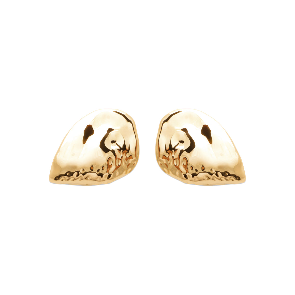 Burren jewellery 18k gold plated Paris earrings front
