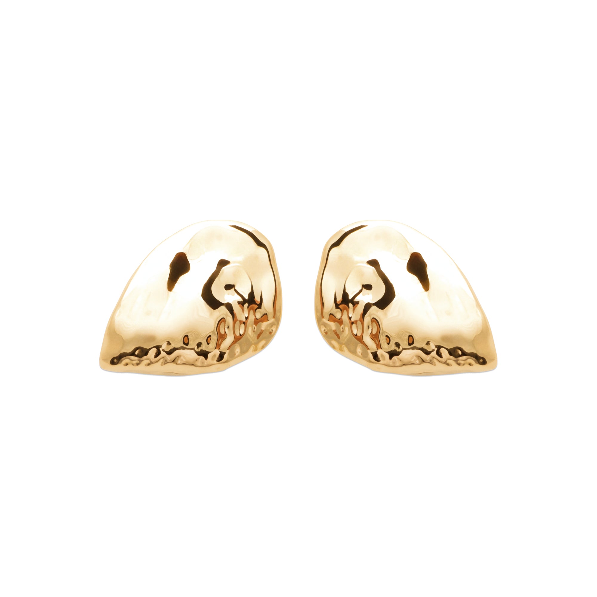 Burren jewellery 18k gold plated Paris earrings front