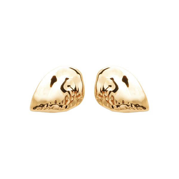 Burren jewellery 18k gold plated Paris earrings front