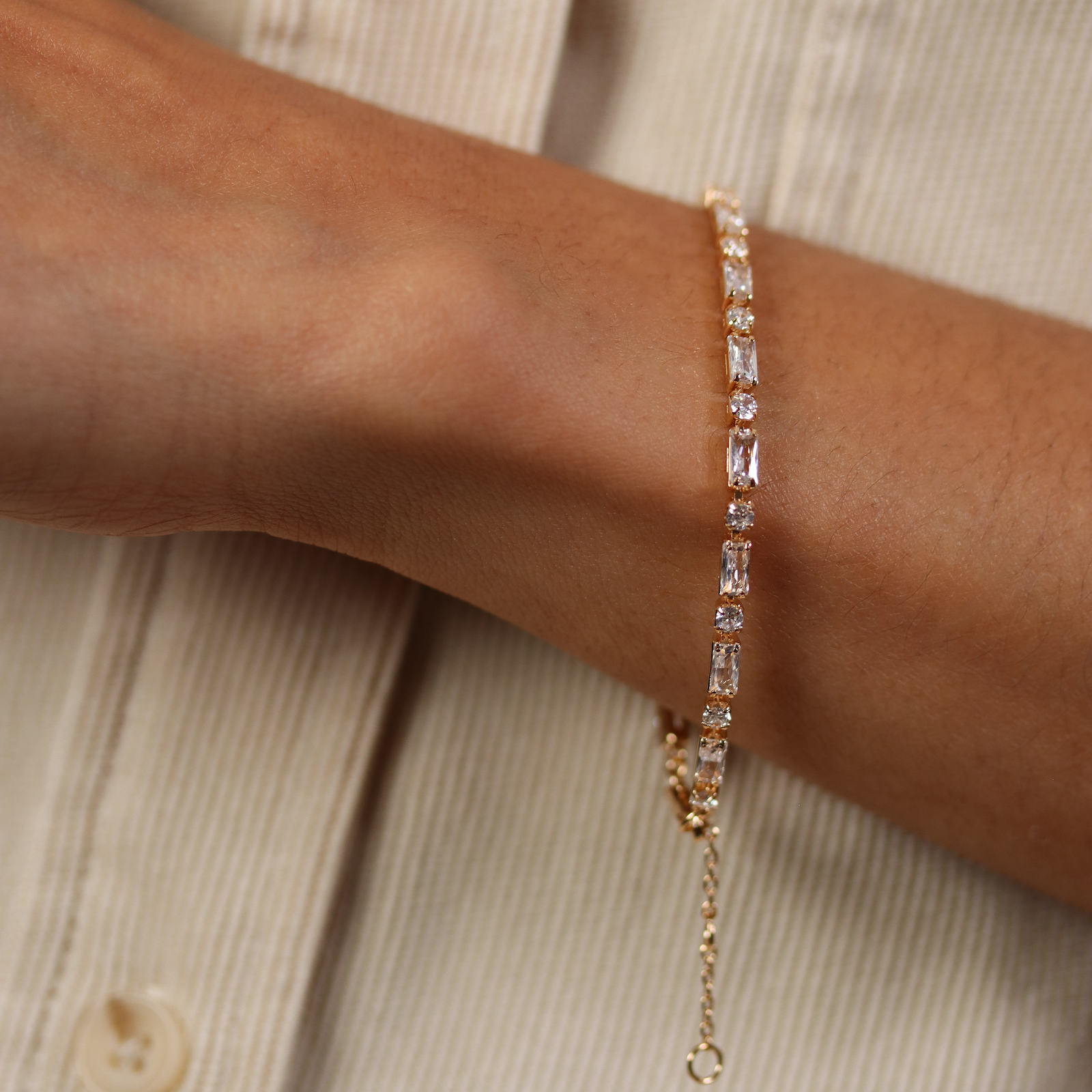 Burren jewellery 18k gold plated Satya bracelet