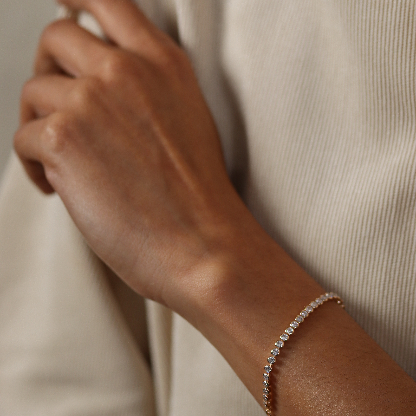 Burren jewellery 18k gold plated Savannah bracelet