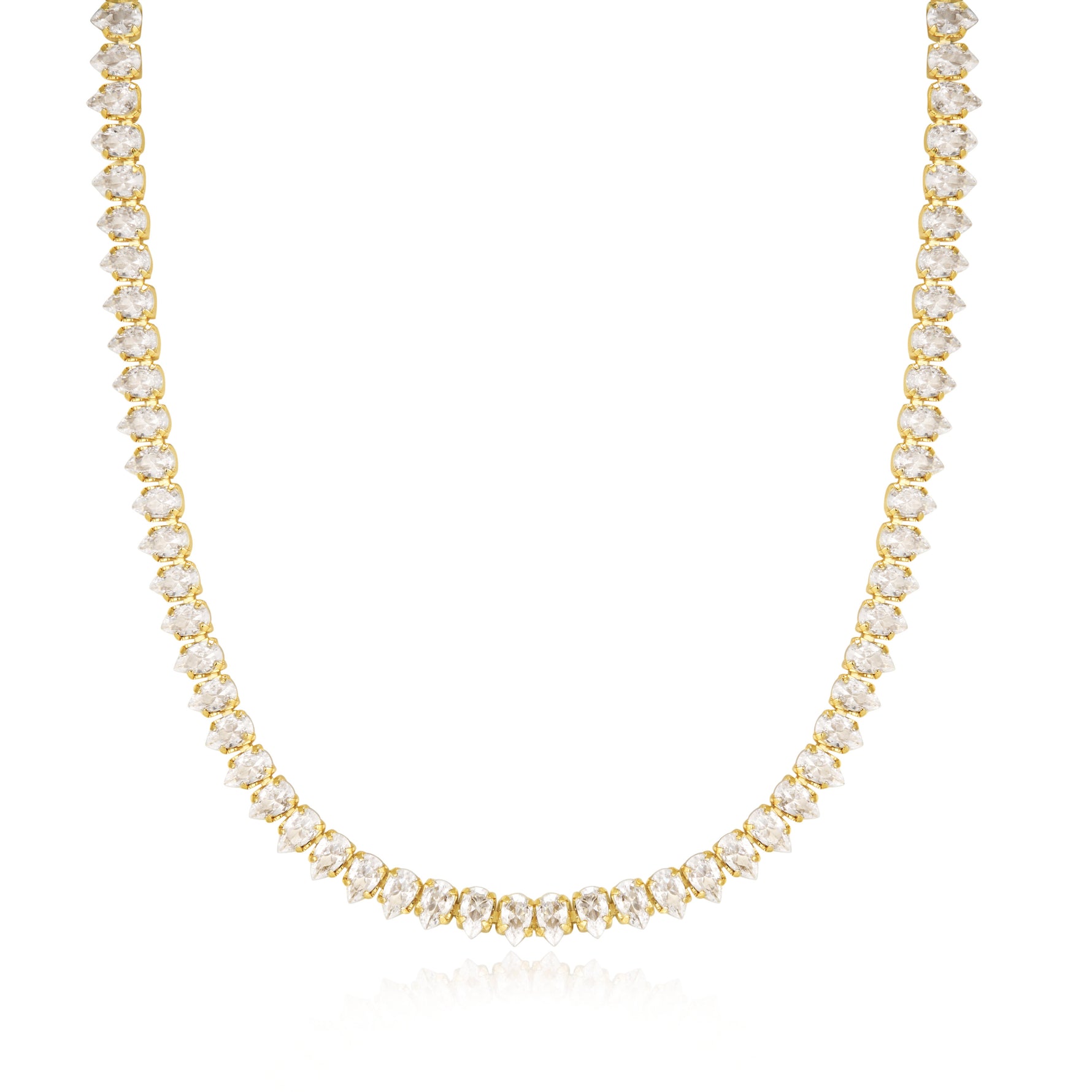 Burren jewellery 18k gold plated Scarlett choker necklace