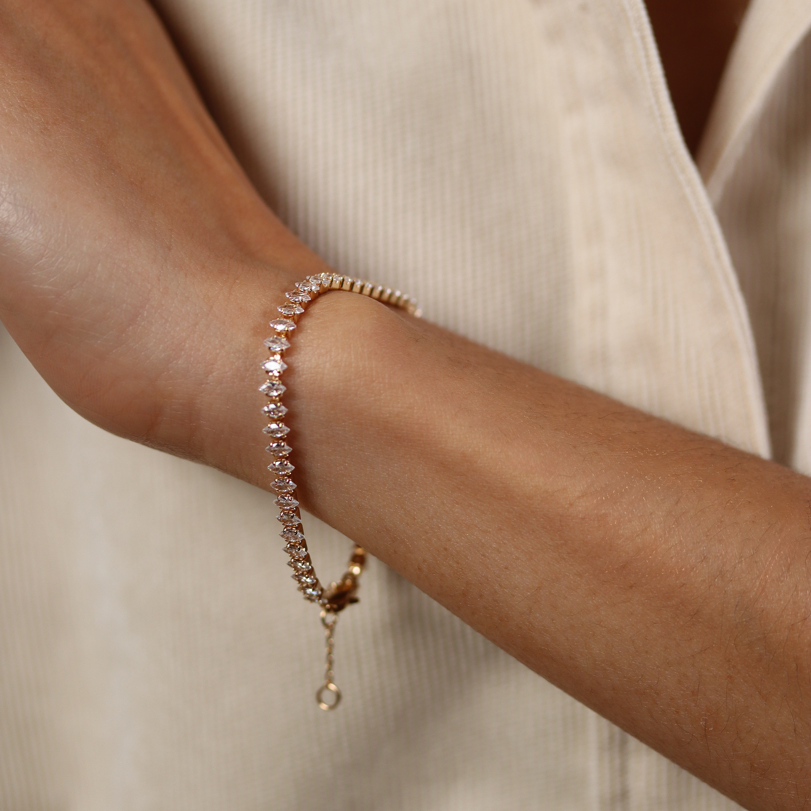 Burren jewellery 18k gold plated Sienna bracelet