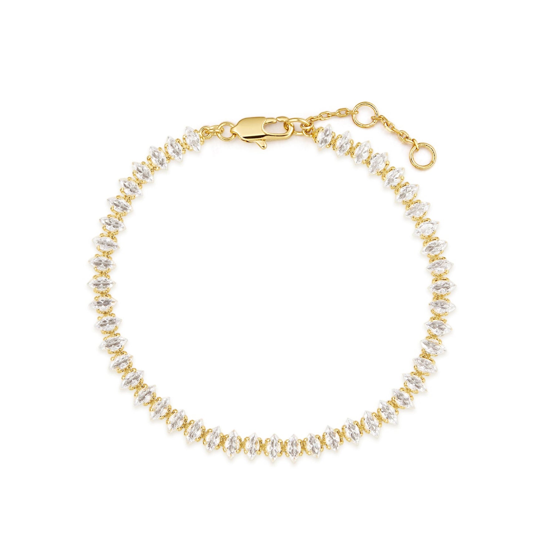 Burren jewellery 18k gold plated Sienna bracelet