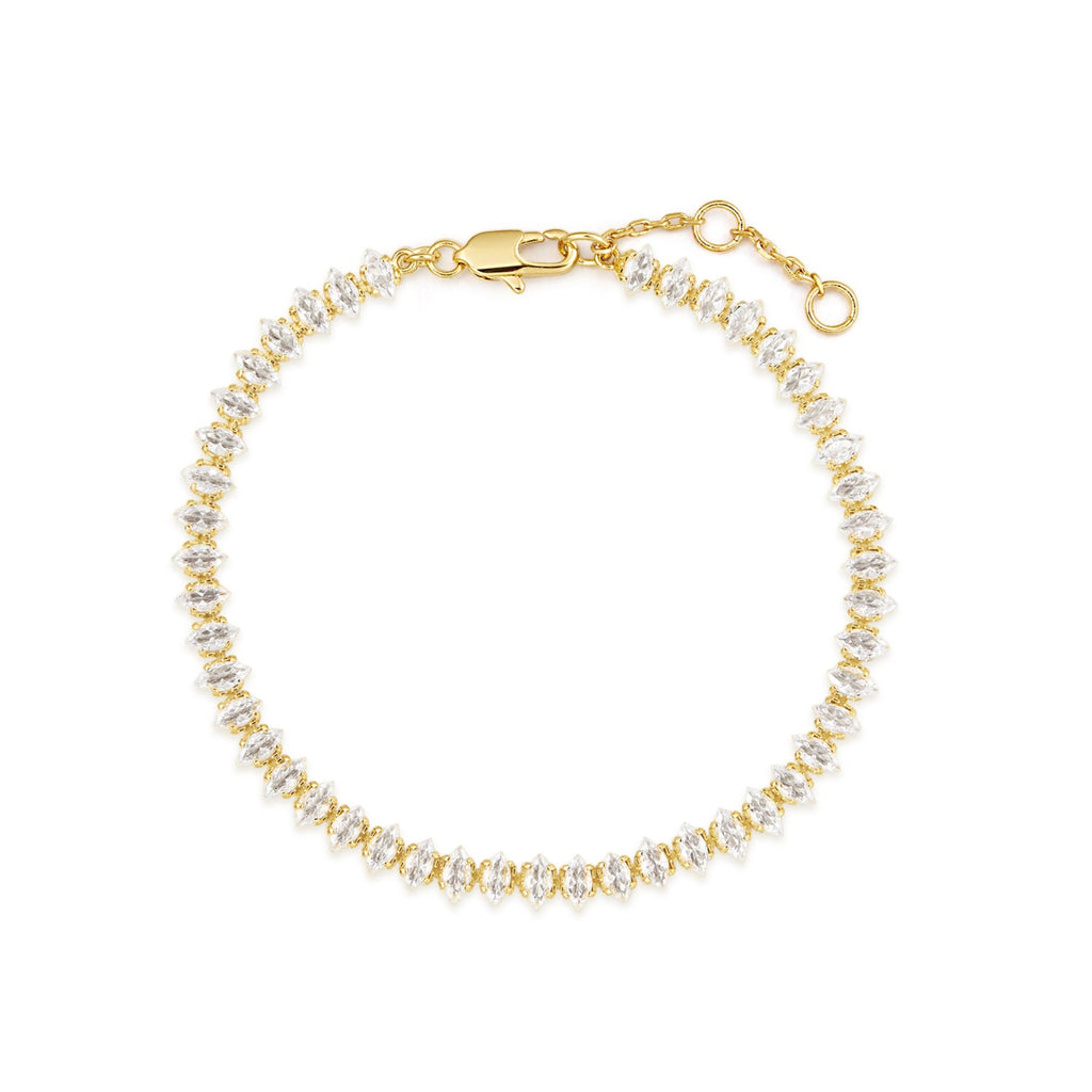 Burren jewellery 18k gold plated Sienna bracelet