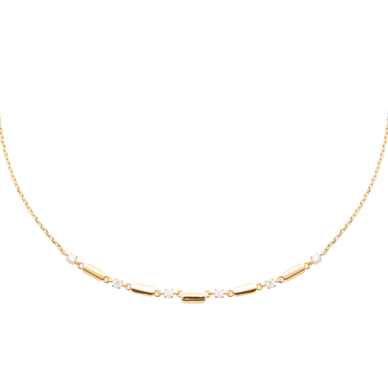 Burren jewellery 18k gold plated Valentina necklace