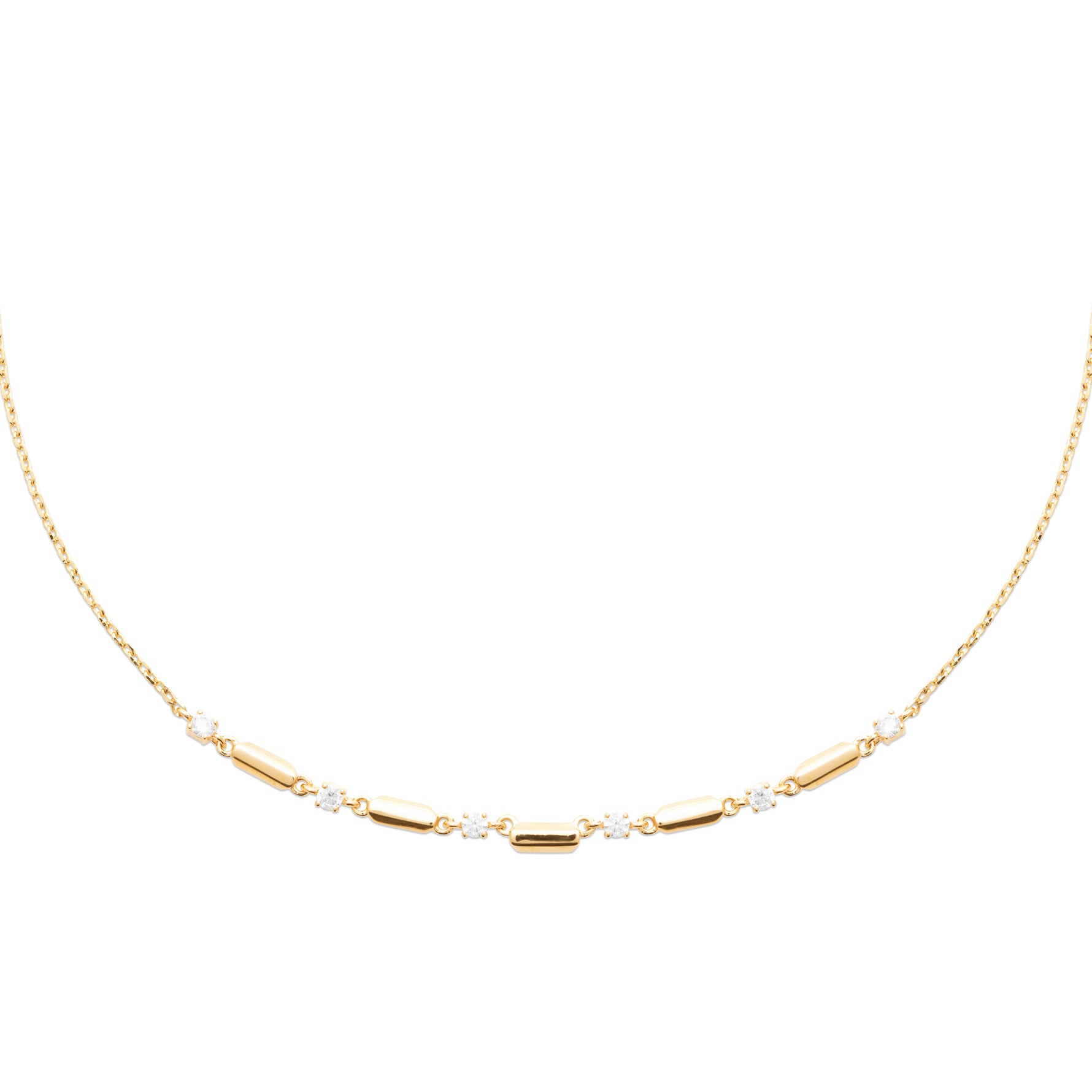 Burren jewellery 18k gold plated Valentina necklace
