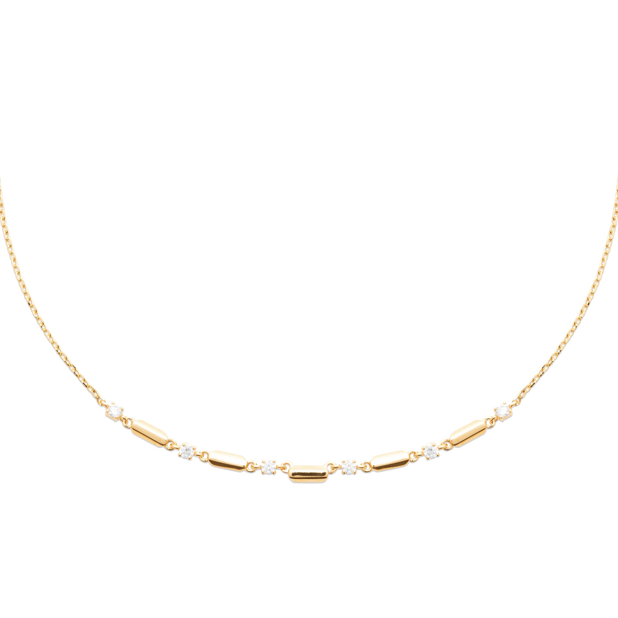 Burren jewellery 18k gold plated Valentina necklace