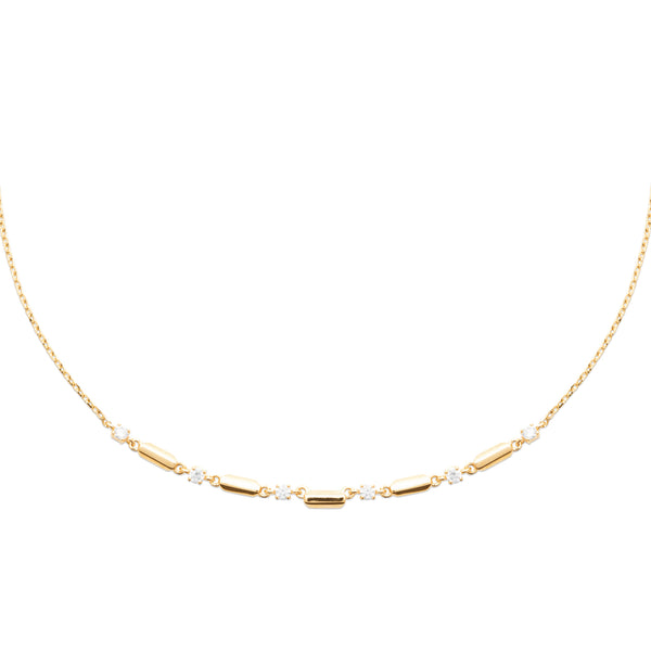 Burren jewellery 18k gold plated Valentina necklace