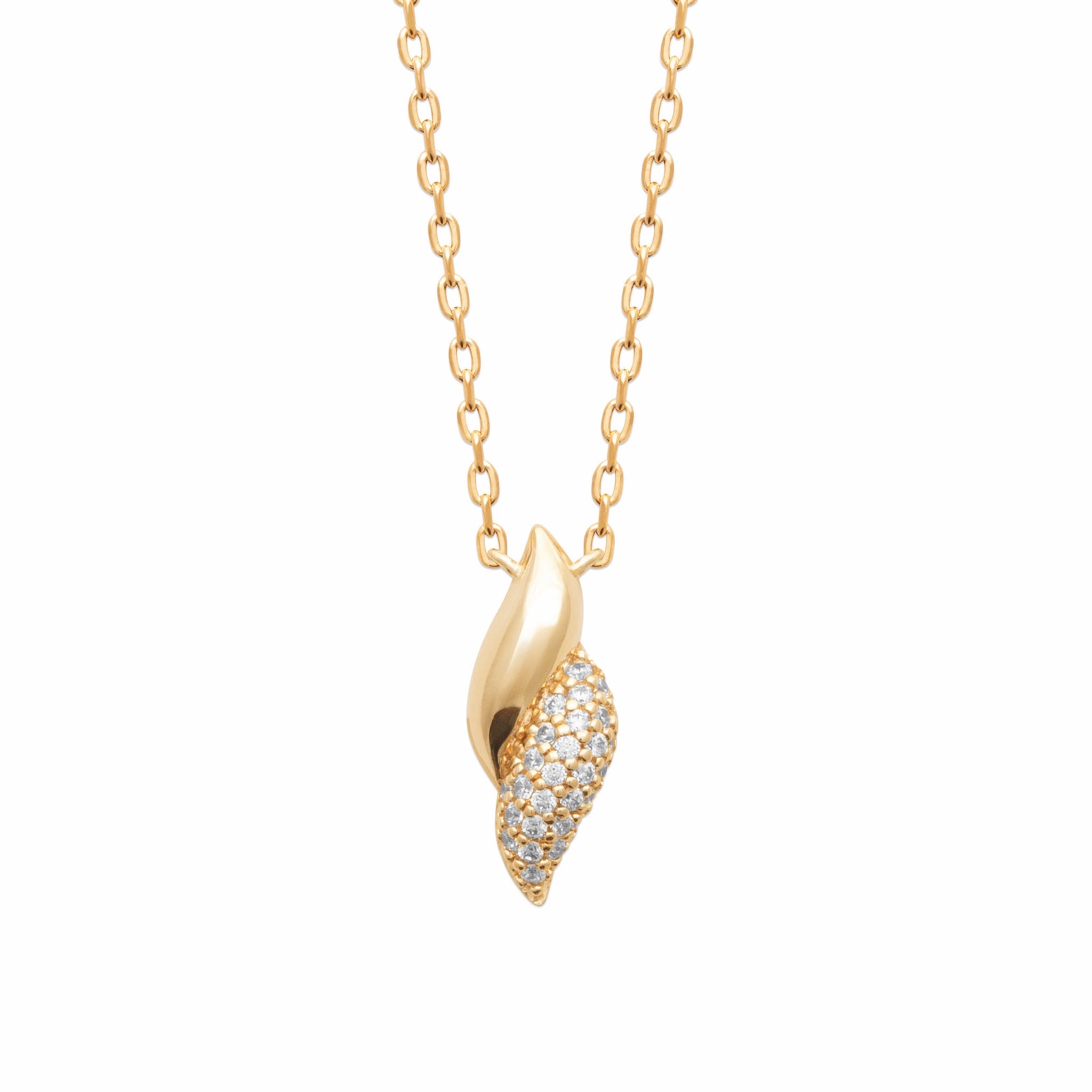 Burren jewellery 18k gold plated Vanilla Glaze necklace