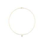Burren jewellery 18k gold plated Violet choker necklace circle