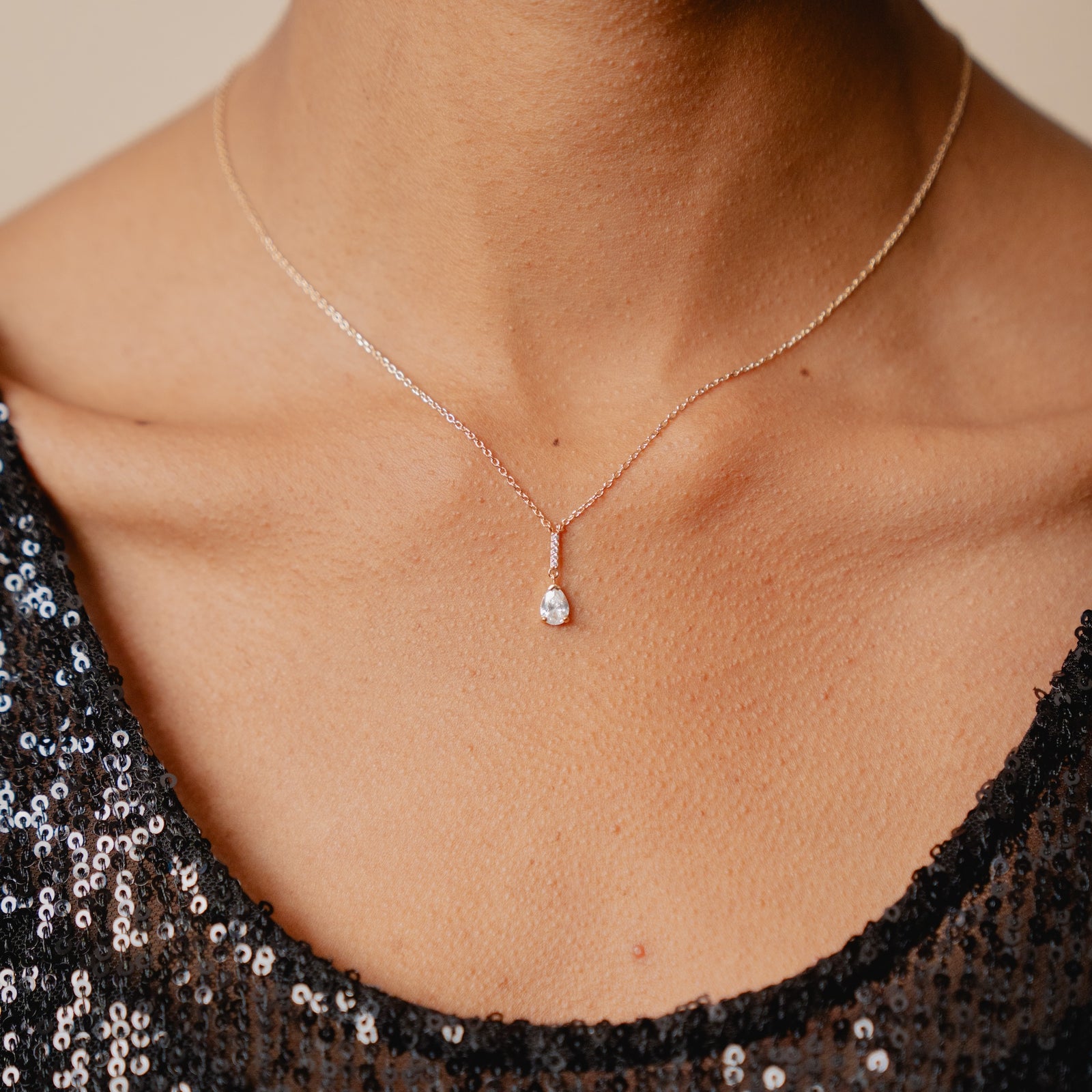 Burren jewellery 18k gold plated attraction necklace