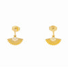 Burren jewellery 18k gold plated avery earrings