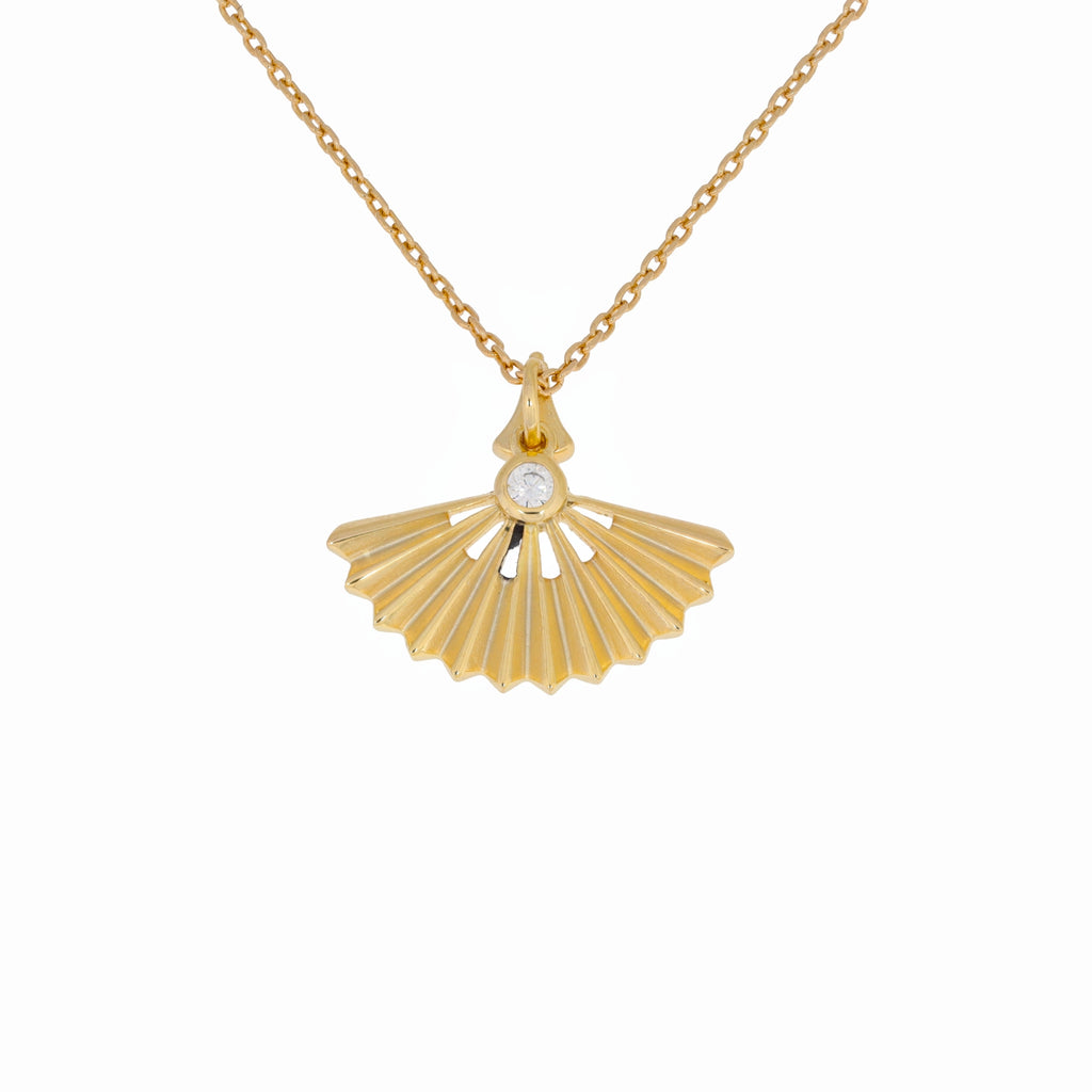 Burren jewellery 18k gold plated Avery necklace 