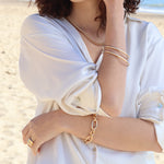 Burren jewellery 18k gold plated beauty spot bracelet 