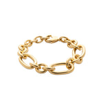Burren jewellery 18k gold plated beauty spot bracelet circle
