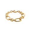 Burren jewellery 18k gold plated beauty spot bracelet circle