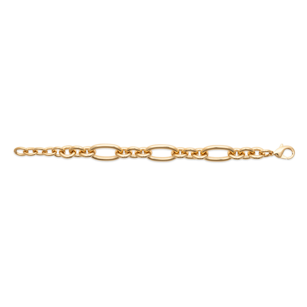 Burren jewellery 18k gold plated beauty spot bracelet long