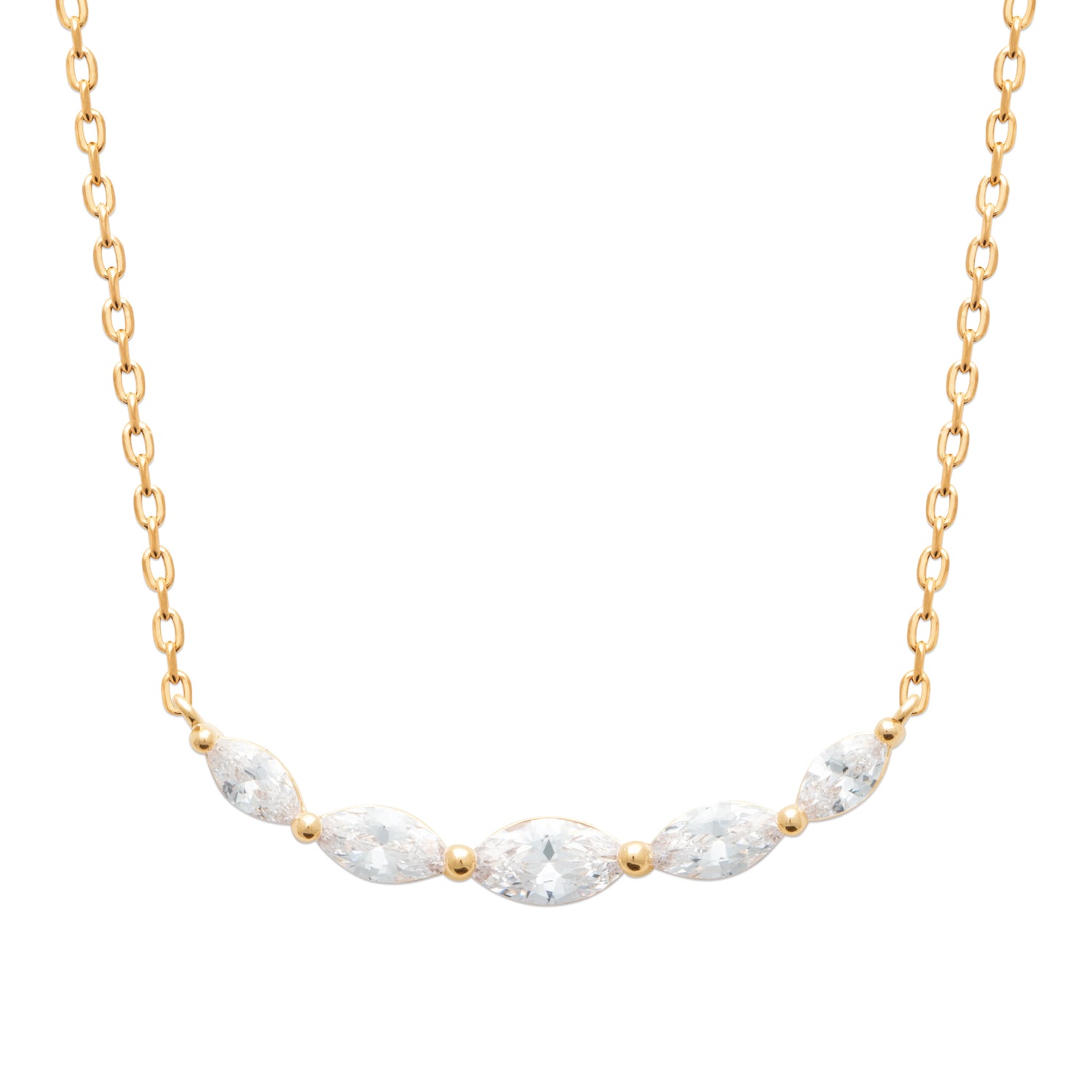 Burren jewellery 18k gold plated bitter sweet necklace