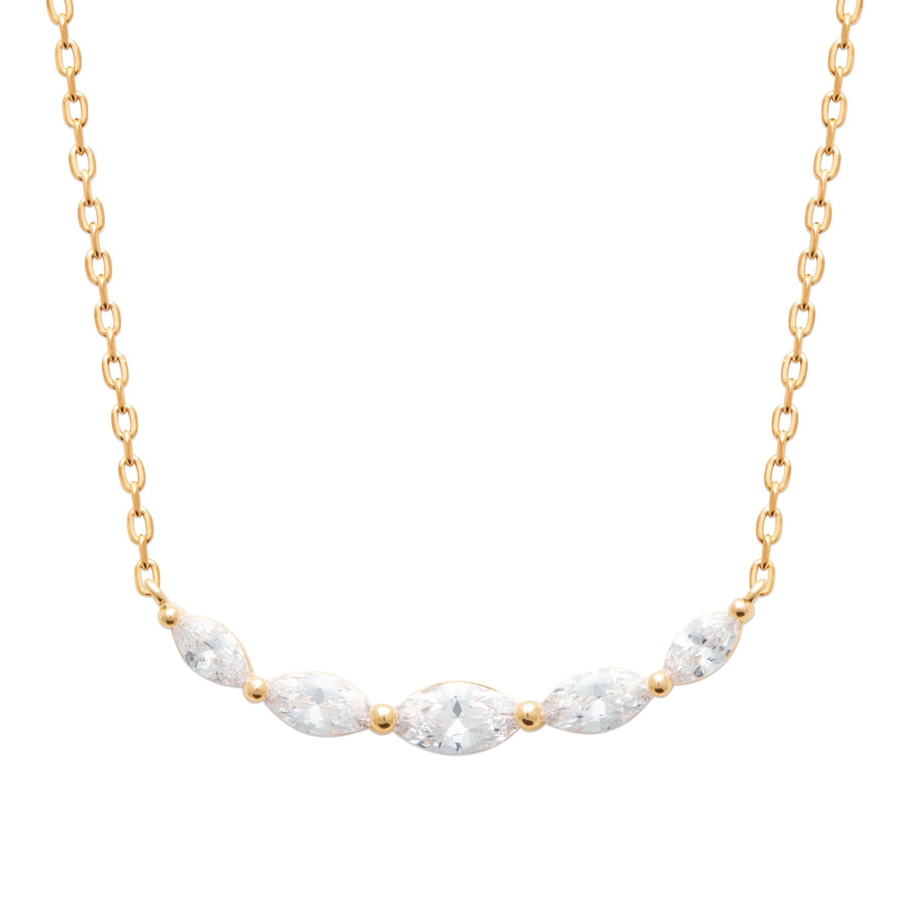 Burren jewellery 18k gold plated bitter sweet necklace