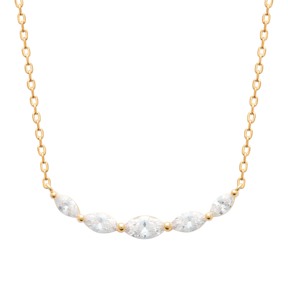 Burren jewellery 18k gold plated bitter sweet necklace