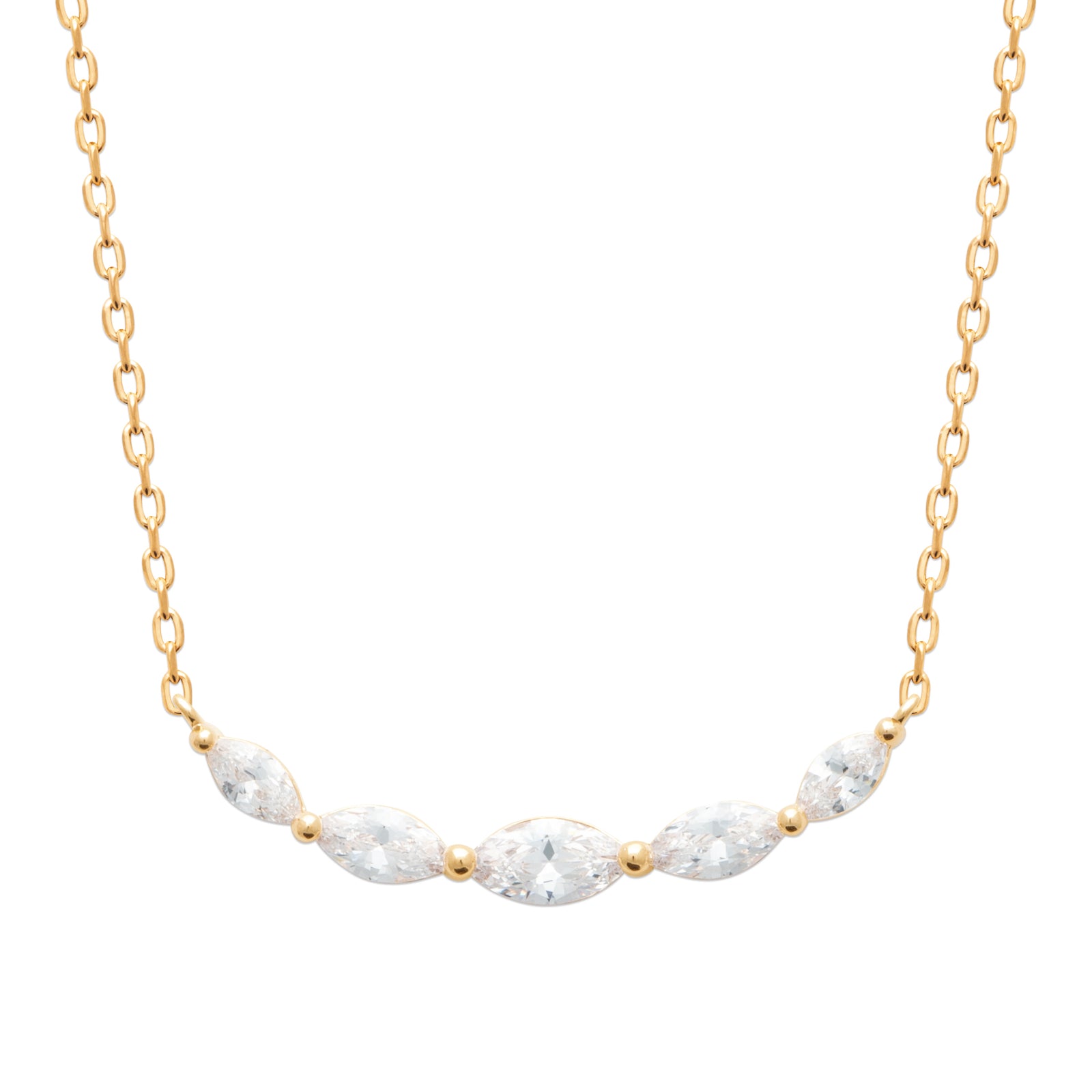 Burren jewellery 18k gold plated bitter sweet necklace