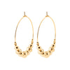 Burren jewellery 18k gold plated bonita statement large hoop earrings alt