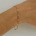 Burren jewellery 18k gold plate classical bracelet valentina