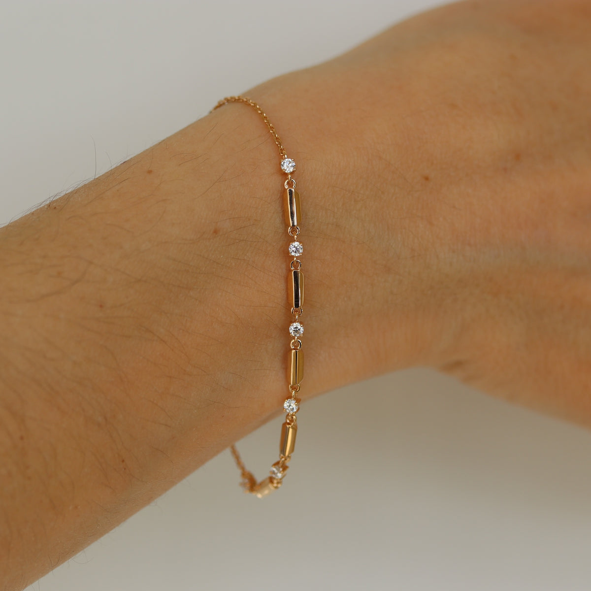 Burren jewellery 18k gold plate classical bracelet valentina