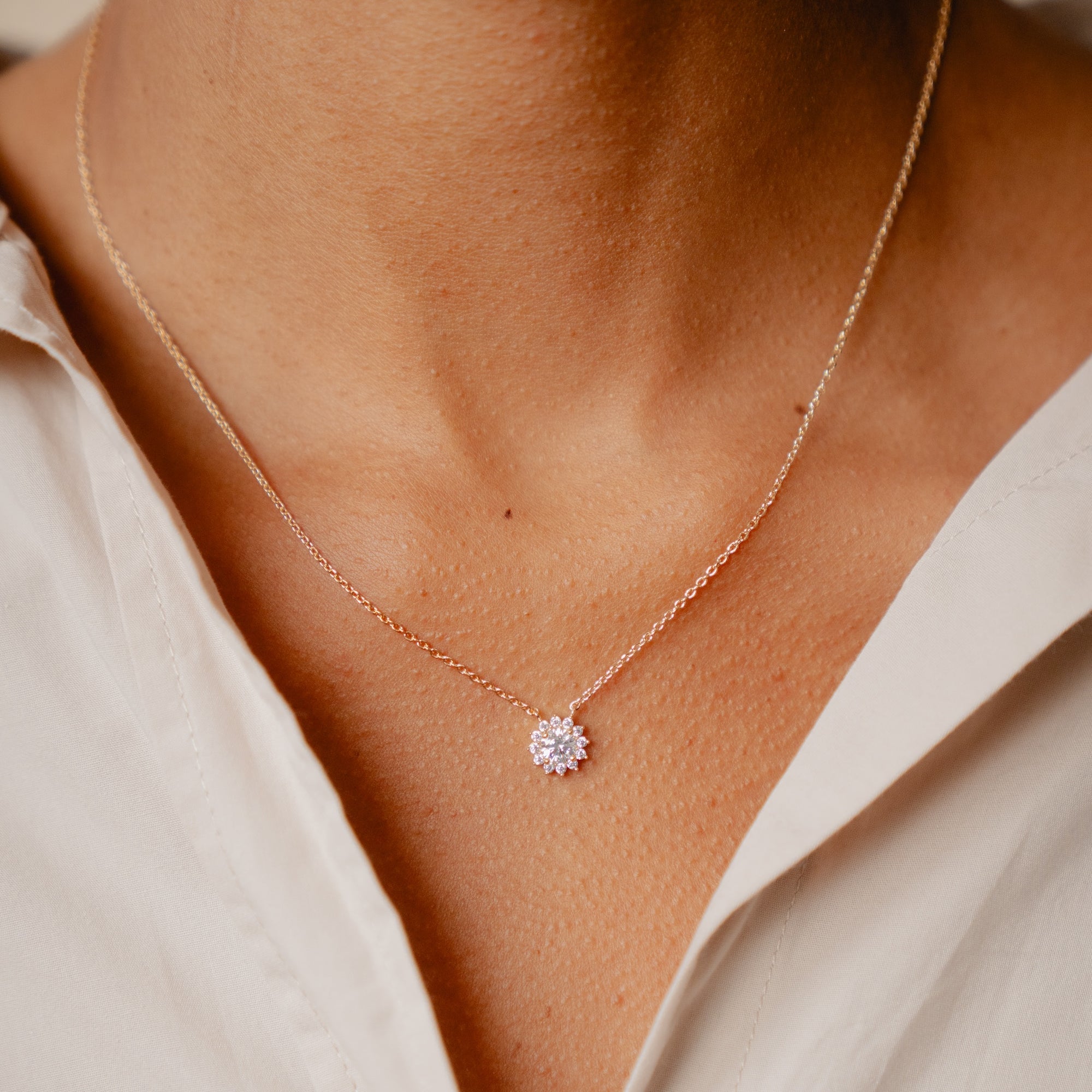 Burren jewellery 18k gold plate constellation necklace