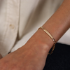 Burren jewellery 18k gold plated days of my life bracelet on model