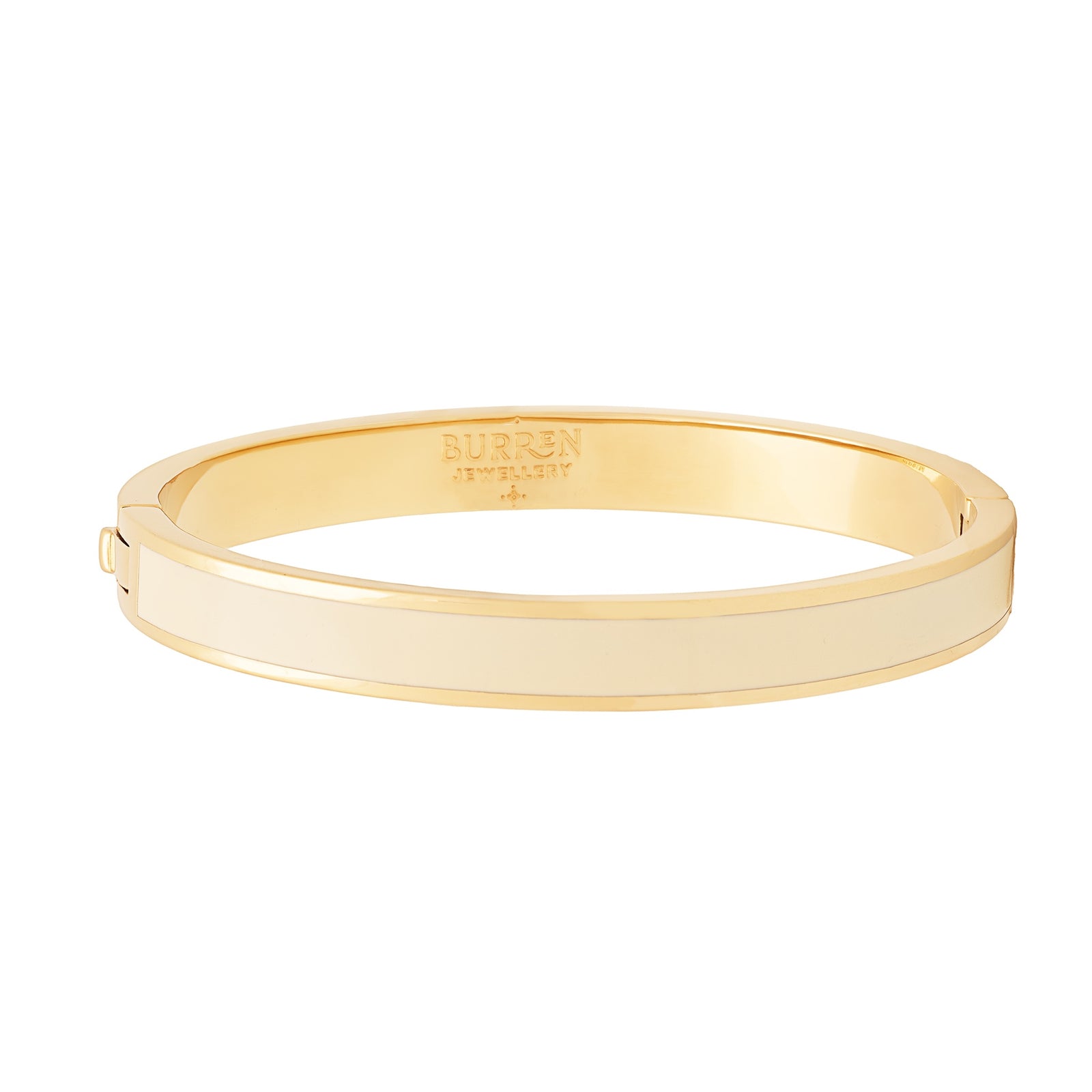 Burren jewellery 18k gold plated fashion bangle enamel tranquil fields