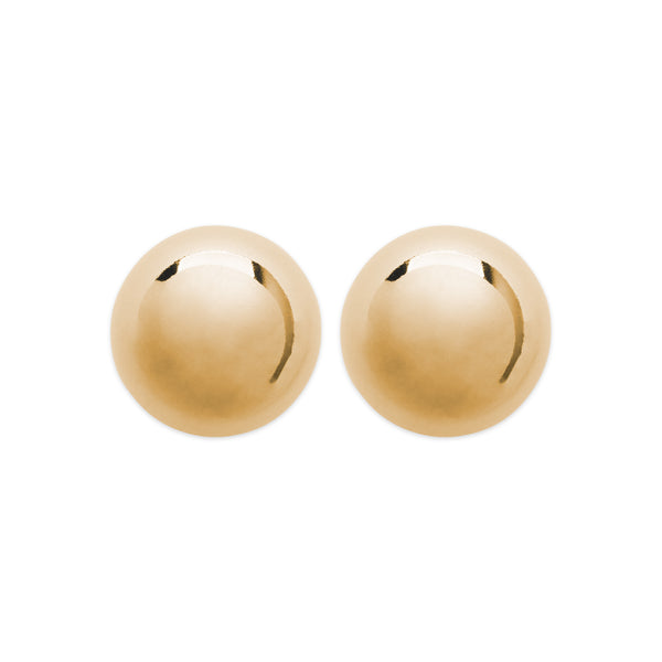 Burren jewellery 18k gold plated genie statement stud earrings