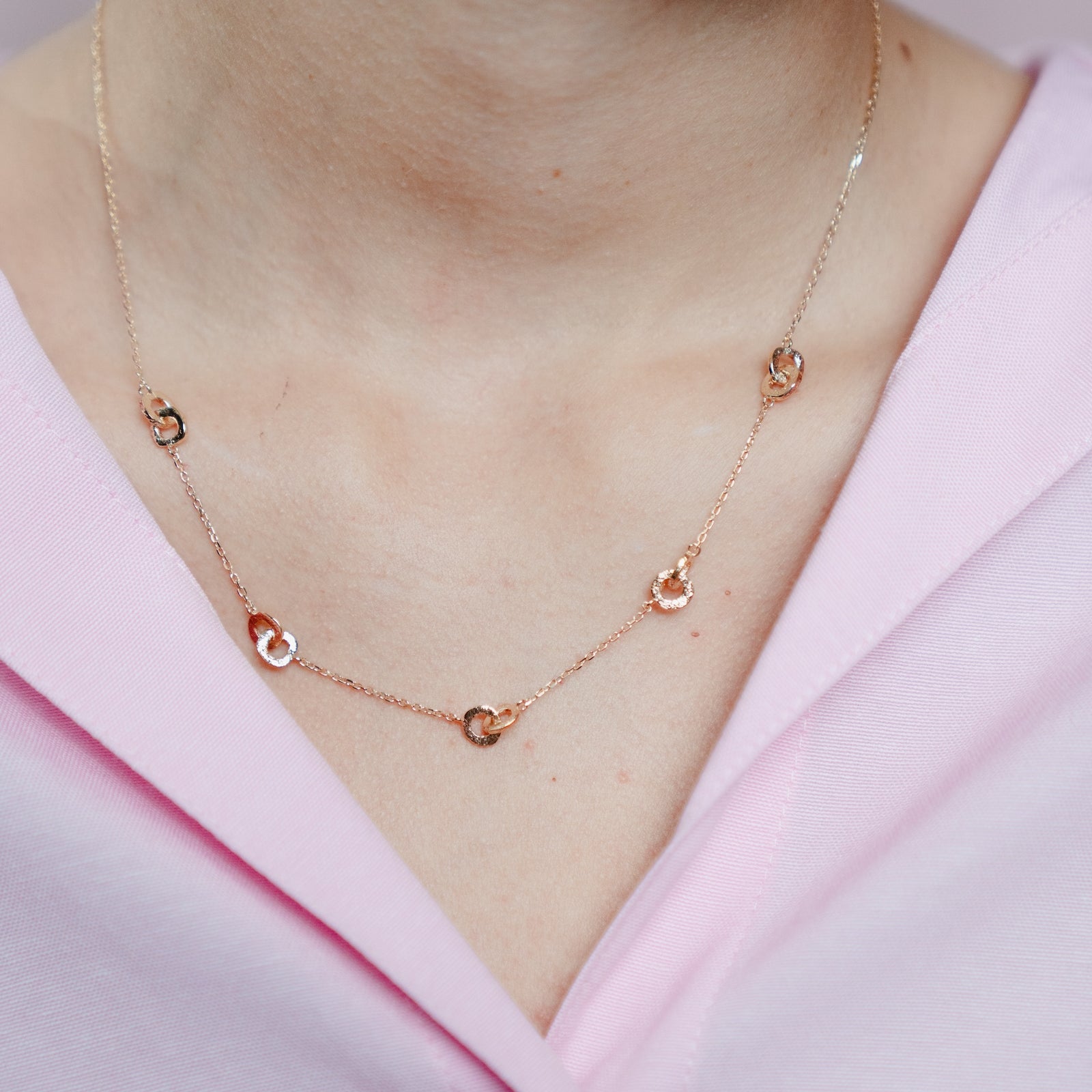 Burren jewellery 18k gold plated her gentle beckon necklace