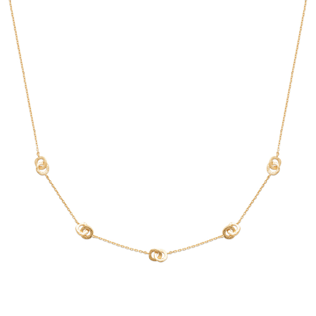 Burren jewellery 18k gold plated her gentle beckon necklace